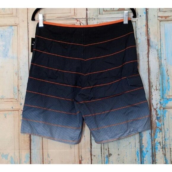 Ripcurl Mens Size 28 Board Shorts Swim Blue Orange Striped Drawstring NWT - Picture 5 of 8